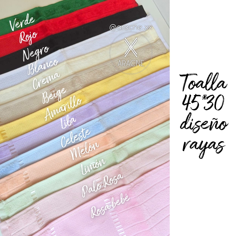 Toallas para bordar