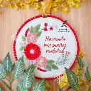 Kit de bordado botánico y pedrería