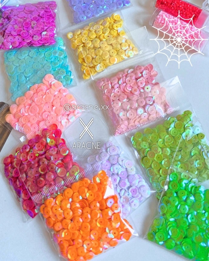 Lentejuela tornasol 6mm