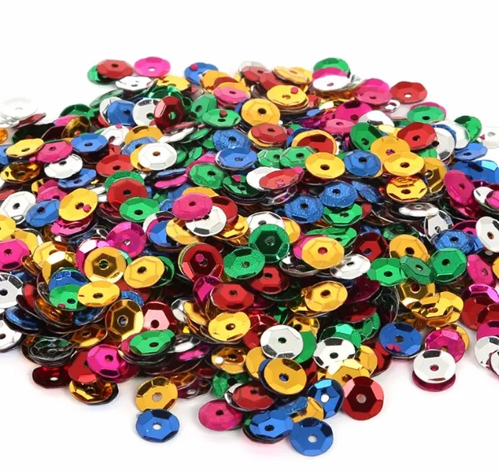 Lentejuela metalizada 6mm