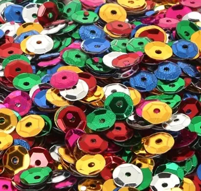 Lentejuela metalizada 12mm