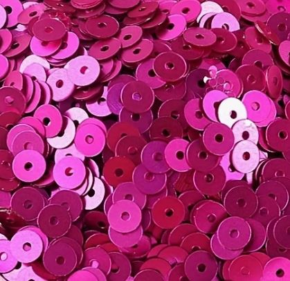 Lentejuela plana 6mm