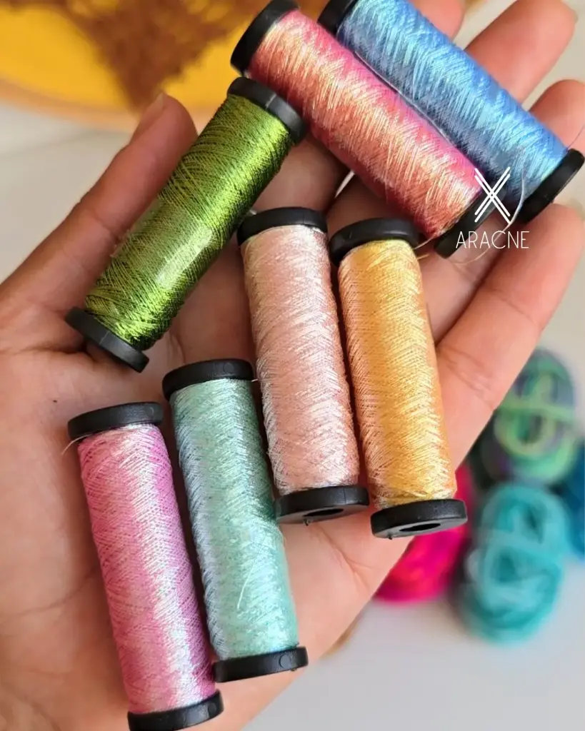 Hilo Metalizado (Rosado)