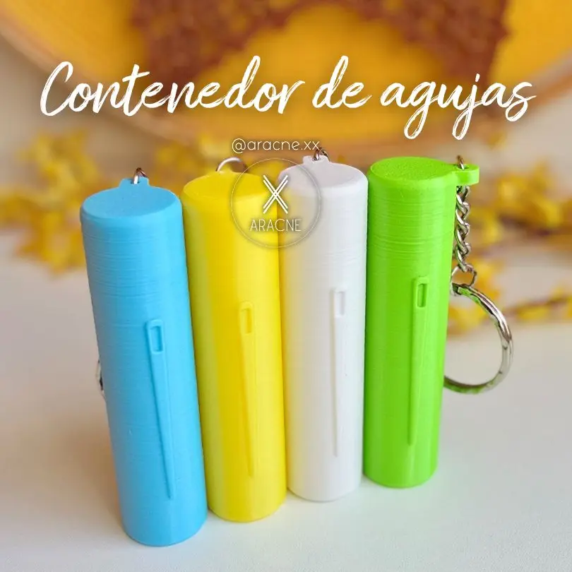 Contenedor de agujas (Blanco)