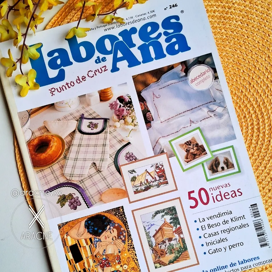 Revista de punto Cruz LABORES DE ANA