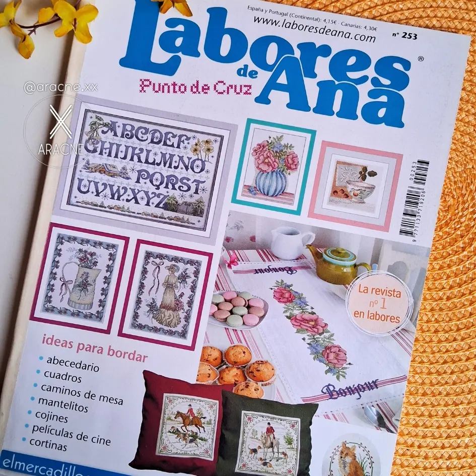 Revista de punto Cruz LABORES DE ANA