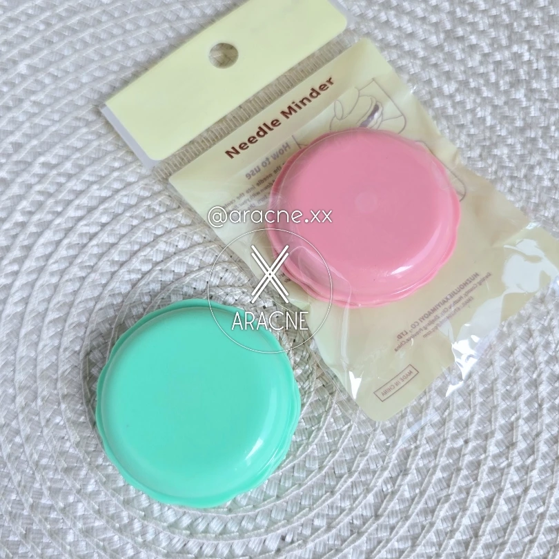 Afilador - Posa agujas Macarrón (Rosado)