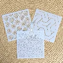 Plantillas 10cm para sashiko x 3