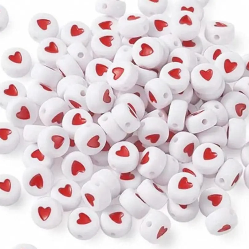 Cuentas Corazón Blanco