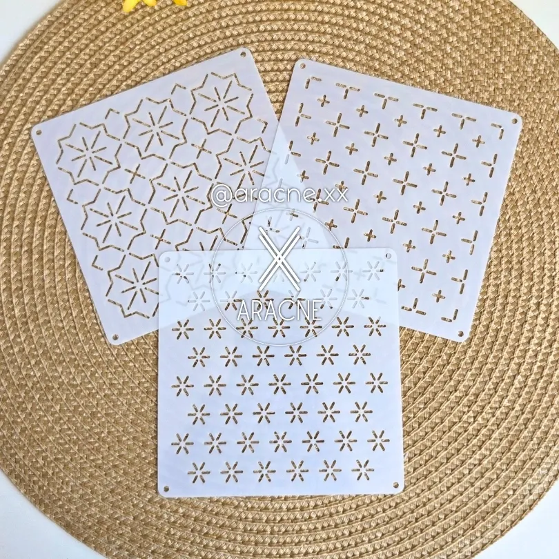 Plantillas 13cm para Sashiko x 3