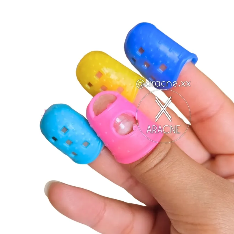 Dedales de silicona x 2