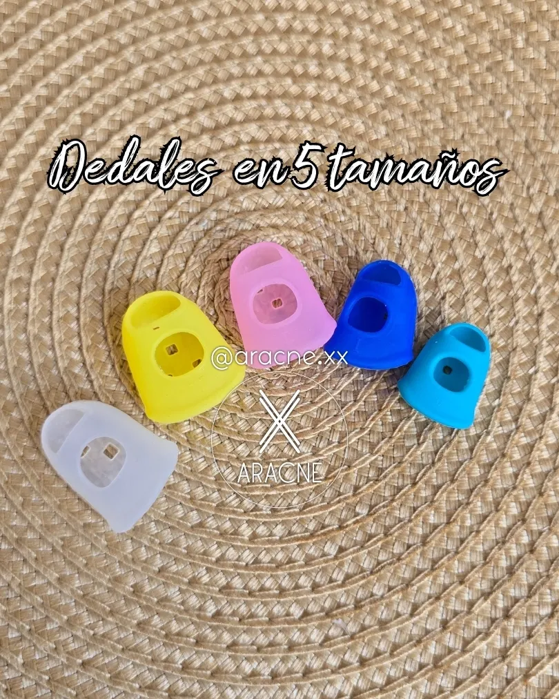 Dedales de silicona x 5
