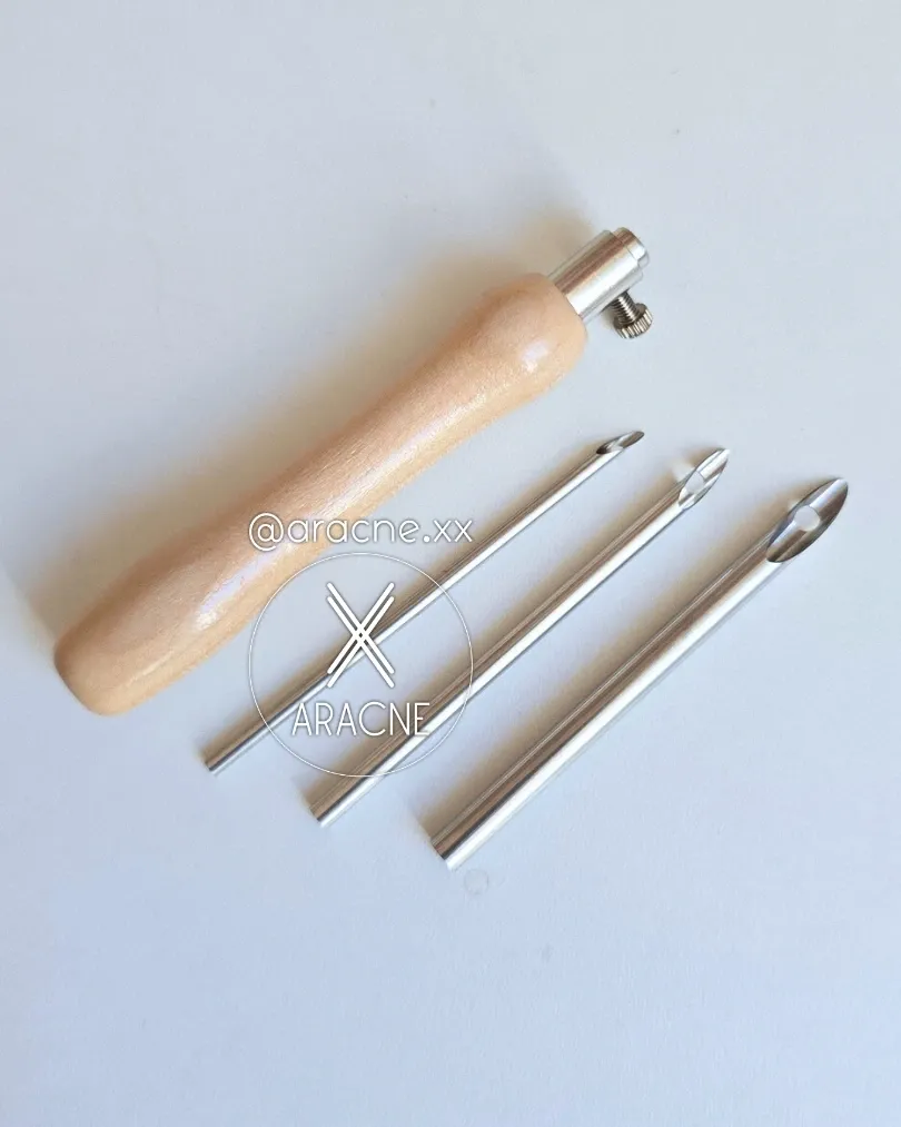 Aguja mágica de madera