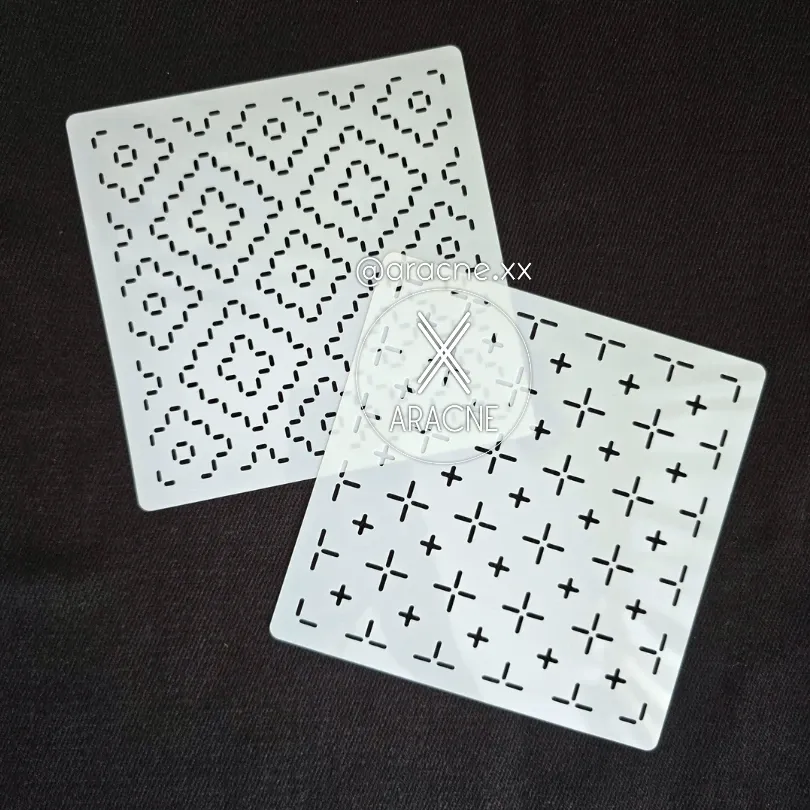 Plantillas 15cm para Sashiko x2