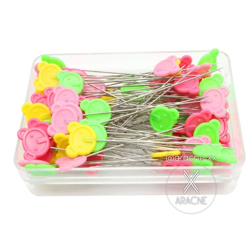 Caja de alfileres Kawaii