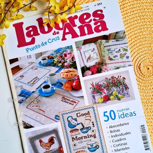 Revista de punto Cruz LABORES DE ANA