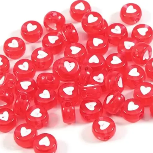 Cuentas Corazón rojo